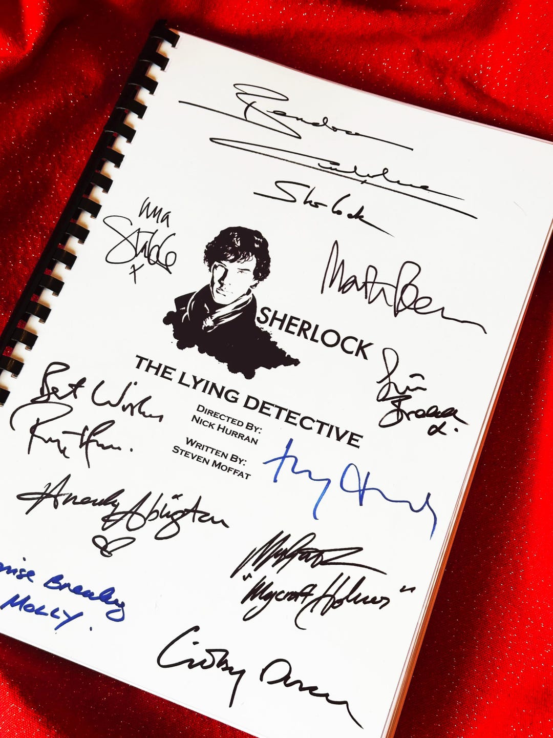 Detectives Signature SHERLOCK the Lying Detective Script, Film Script, Screenplay ...
