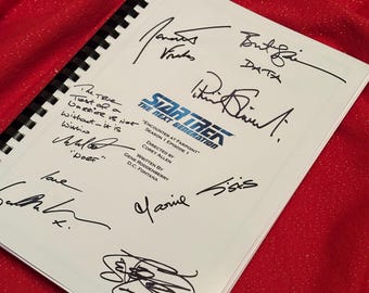 TREK, Next Gen, Script, Present, Birthday Gift, Movie Gift, Film Script, Film Present, Movies, Cinema