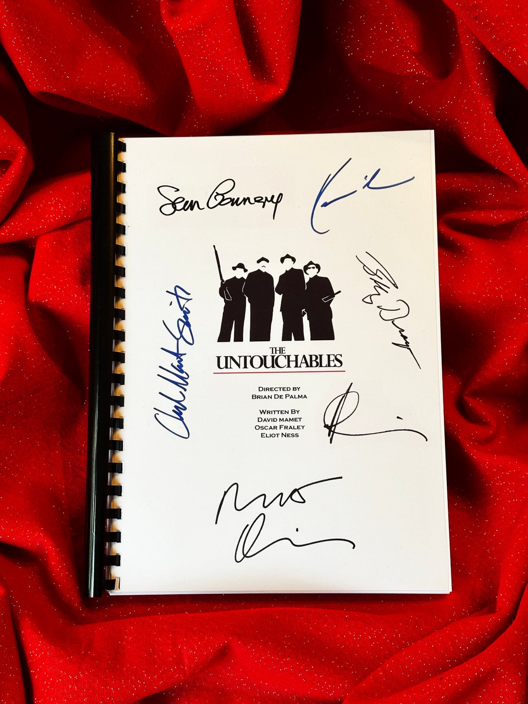 THE UNTOUCHABLES Signed Movie Script, Birthday Gift, Movie Gift, Film ...