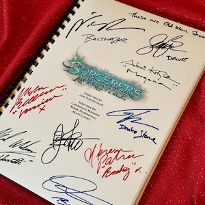 SORCERER&#39;S, Movie Script, Movie Present, Birthday Gift, Movie Gift, Film Script, Film Present, Screenplay, Christmas