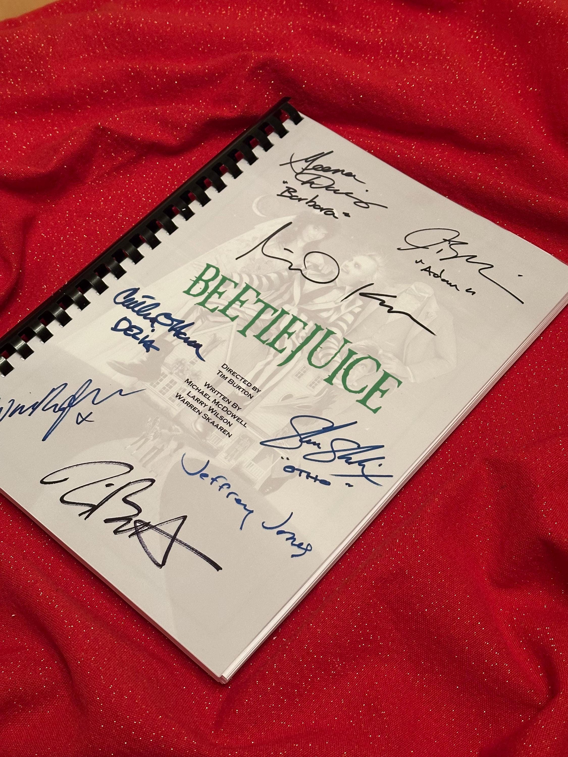 Signed Tim Burton - Etsy