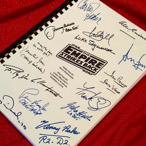 EMPIRE, BACK, Movie Script, Star Wars, Birthday Gift, Movie Gift, Film Screenplay,