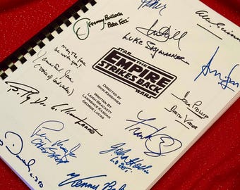 EMPIRE, BACK, Movie Script, Star Wars, Birthday Gift, Movie Gift, Film Screenplay,