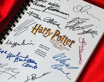 HALF, BLOOD Signed Movie Script, Movie Present, Birthday Gift, Movie Gift, Film Script, Printed Replicas