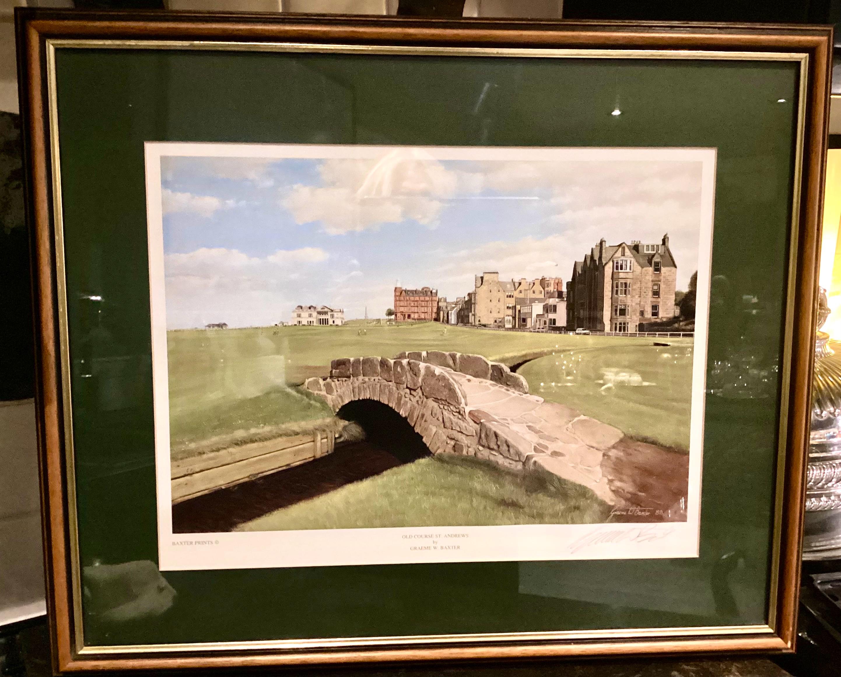 St Course Print | Baxter Signed Graeme Old GRAEME W Andrews - St