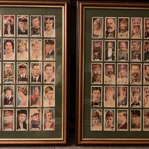 framed cigarette card collections Antique Will's Cigarettes Cards W.D. & H.O. Wills Circa 1900 Framed Cigarette Cards - Etsy