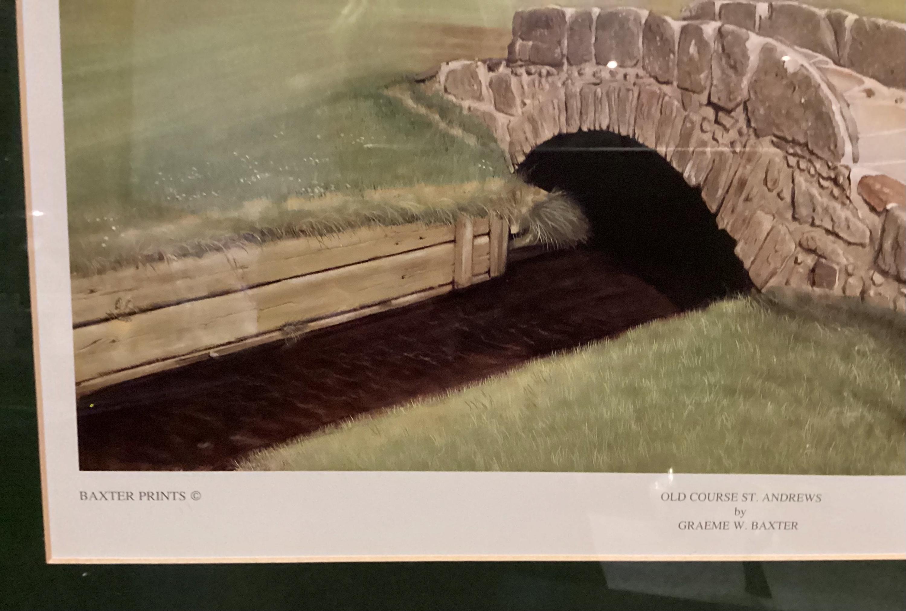 Graeme W Baxter Signed Print of the Old Course St Andrew's 1988