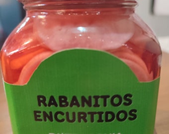 Canned radishes