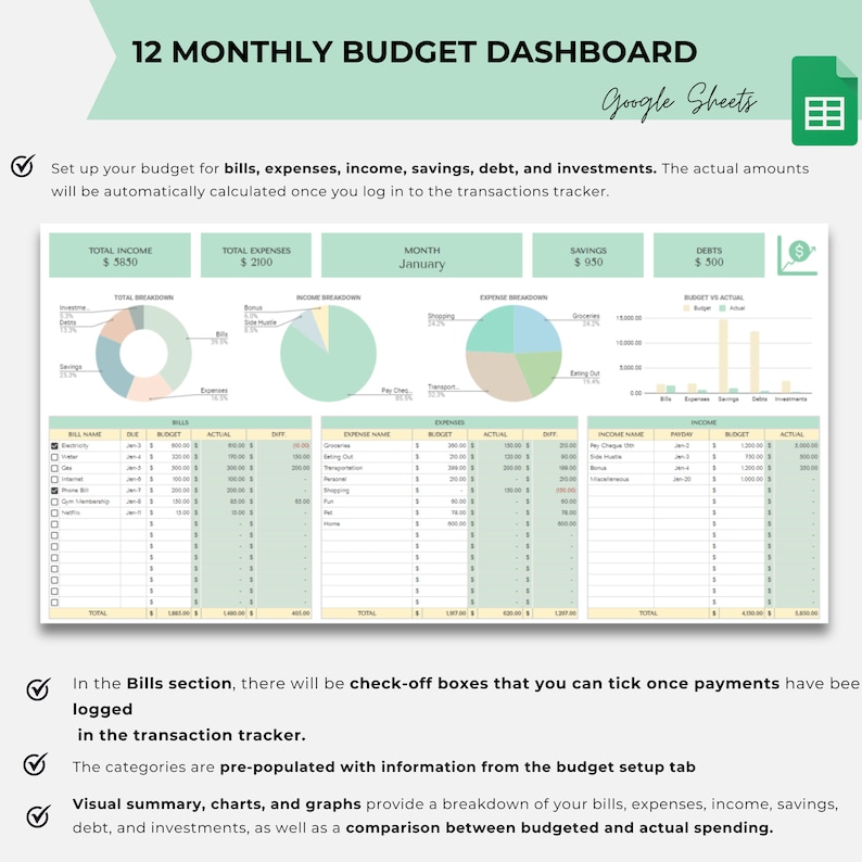 Personal Budget Excel Spreadsheet Volftime