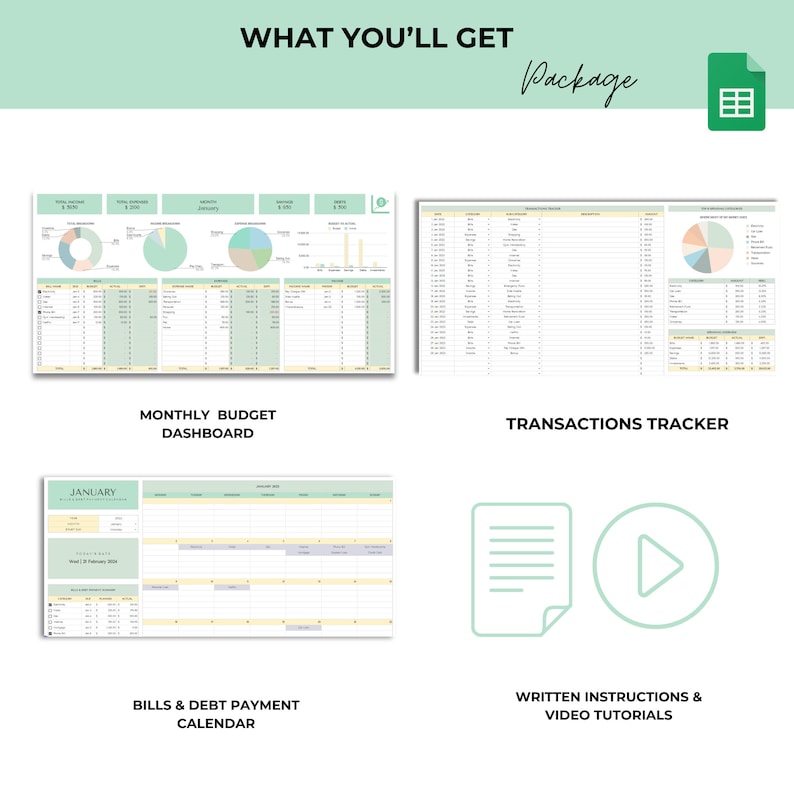 Expense Google Sheet Template
