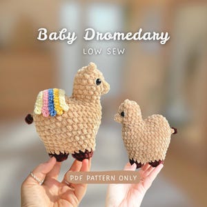 Baby Dromedary Camel LOW SEW | Crochet Pattern | quick and easy | Advanced Beginner | small Camel
