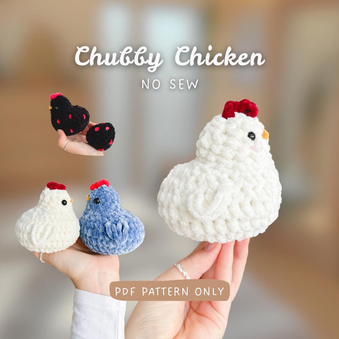 Poulet dodu et œuf - Modèle au crochet SANS COUTURE | Modèle au crochet ...