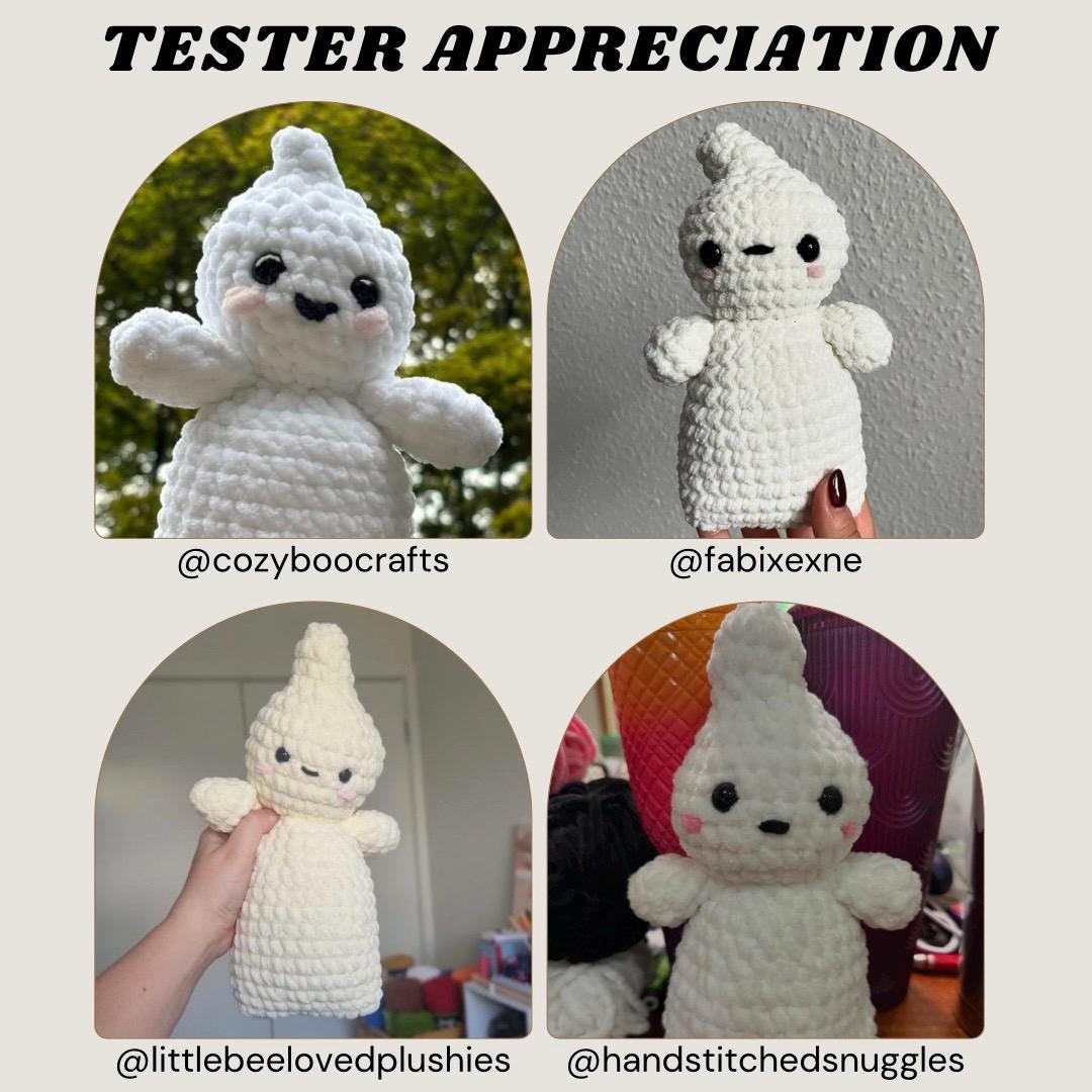 Chubby Ghost NO SEW | Crochet Pattern | Quick and Easy | Halloween ...
