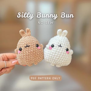Silly Bunny Bun | NO SEW Crochet Pattern | beginnerfriendly | quick to make and super cute amigurumi