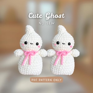 Chubby Ghost LOW SEW | Crochet Pattern | schnell und einfach | Halloween spooky season market prep