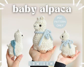 Baby Alpaca COSTURA BAJA | Patrones De Ganchillo | rápido y fácil | amigable para principiantes | llama gordita