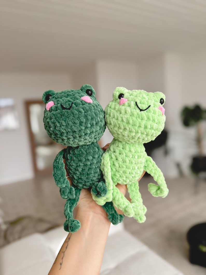 FRED the Frog Crochet Pattern NO SEW Crochet Patterns Quick and Easy