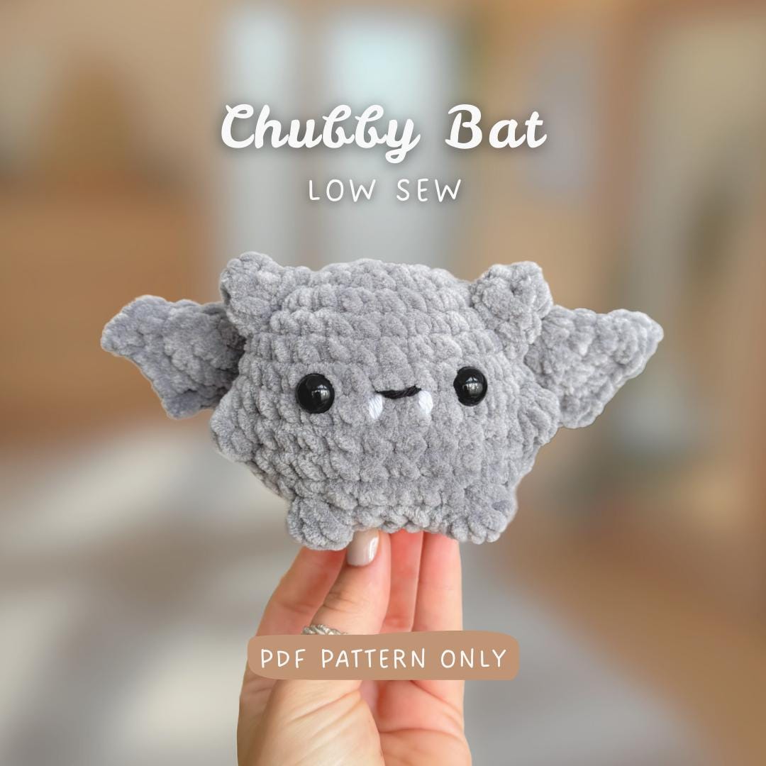 Chubby Bat LOW SEW | Crochet Pattern | Quick and Easy | Beginner ...