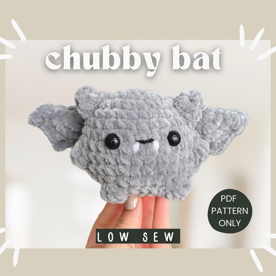 Chubby Bat LOW SEW | Crochet Pattern | Quick and Easy | Beginner ...
