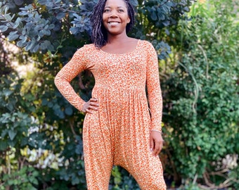 Brooklyn Romper PDF Sewing Pattern, US sizes 0 - 32, Easy Sewing Pattern, Knit Romper Pattern