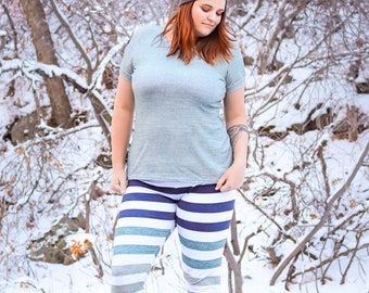 Lassen Pajama Set and Nightgown PDF Sewing Pattern, US sizes 0 - 32, Sleepwear Pattern, Knit Pajama Pattern