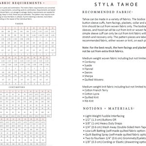 Tahoe Shacket PDF Sewing Pattern, US Sizes 0 - 32, Long Sleeve Shacket ...