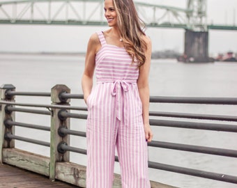 Wilmington Romper PDF Sewing Pattern, including US sizes 0 - 32, Romper Pattern