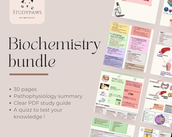 Veterinaire opmerkingen pathofysiologie: duidelijke pdf-studiegids voor studenten dierenartsen | Digitale download
