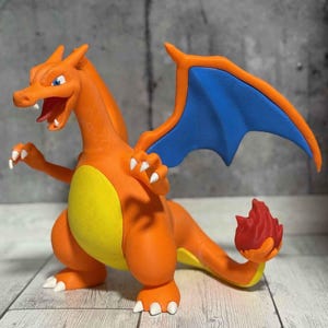 Charizard Fanart XL - Figure da Collezione Stampata in 3D (27 cm)
