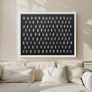 Minimalist Black and White Abstract Wall Art - Modern Line Art - Large Printable Digital Art - EPF0102