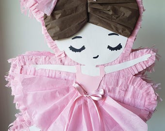 Pink Ballerina Birthday Piñata