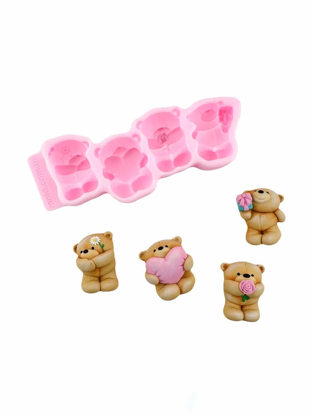 Stampo In Silicone Barocco Per Fondente E Cioccolato - Motivo Riccioli E Pizzo - 11,7x12,8 Cm