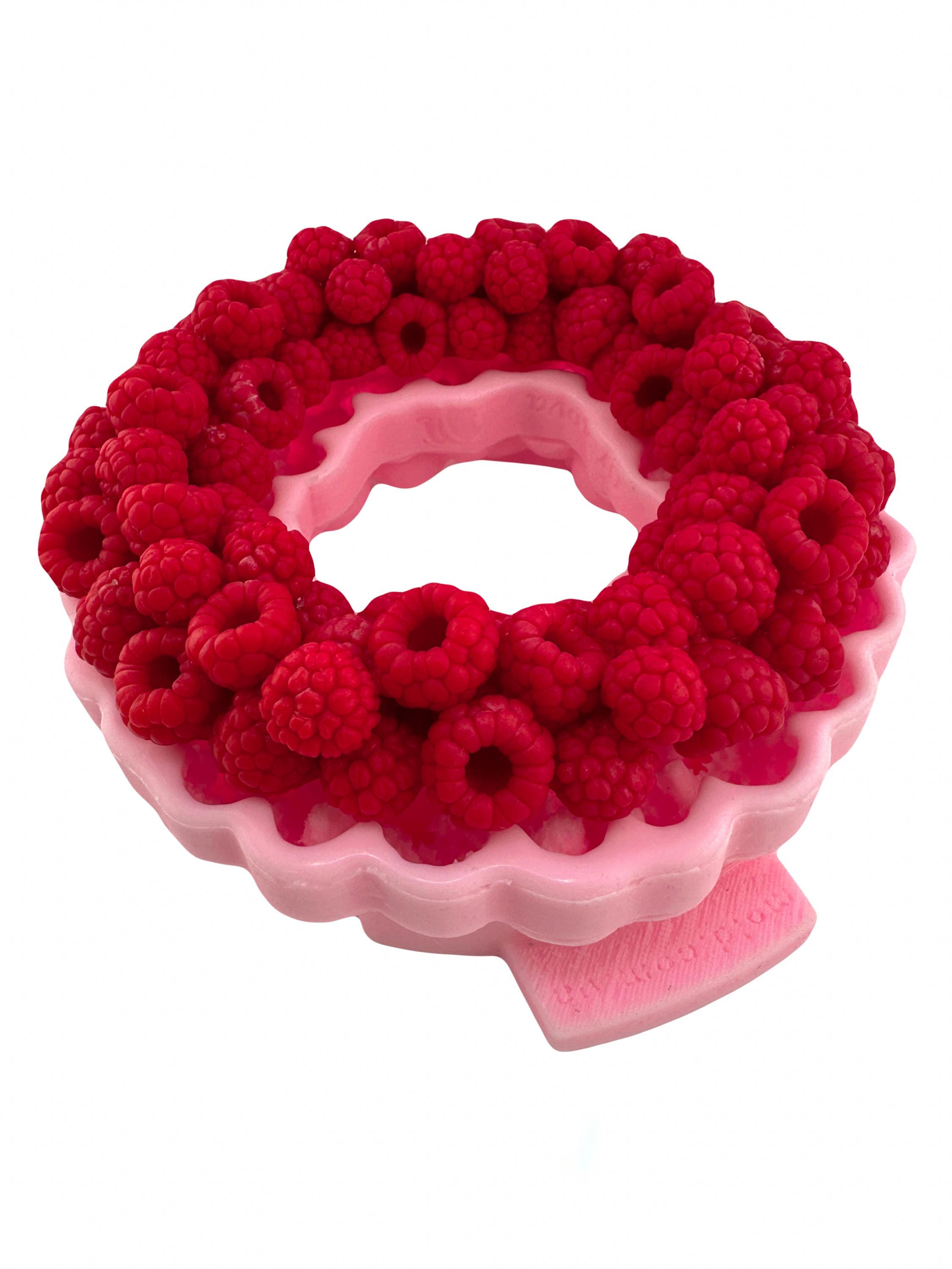 Fresh Raspberry Molde Raspberry Wreath Silicone Mold for Chocolate and Fondant, 3D Fruit ...