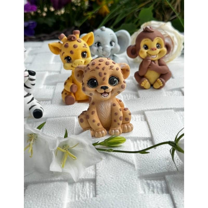 Silicone Mold Set Wild Animals Mini - Etsy