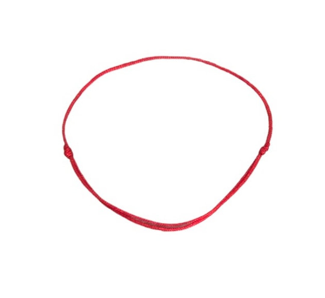 ARANA'S Bracciale Kabbalah Rosso Portafortuna - Macramè Regolabile Unisex In Nylon, Antiallergico