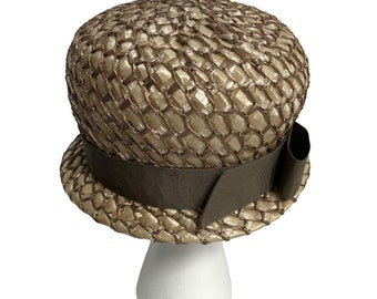Vintage Union Made Hat Crusher Church Hat Circa 1940 display picture 3