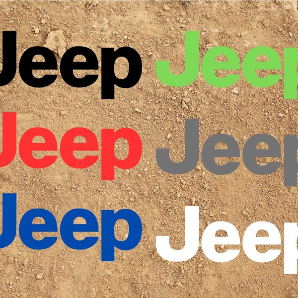 jeep logo decal