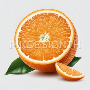 Orange, orangenes Bild -Hochwertiges 5PNG -Digitaler Download- Unterstützende Medien, Werbung, Kartenherstellung