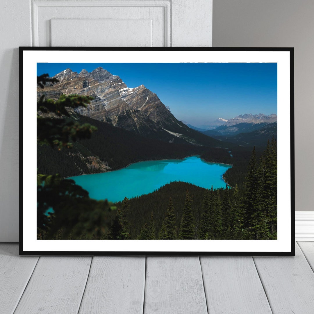 Peyto Lake Wall Art – Canadian Rockies Printable Photo | Banff ...