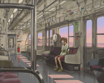 Print - Studio Ghibli a5