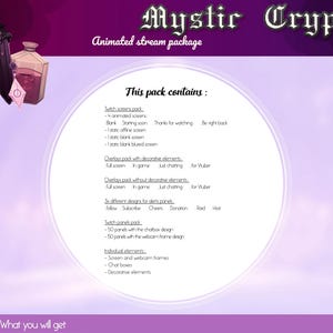 Gothic Crypt Animated Stream Overlay: D&D Twitch Package (digital ...