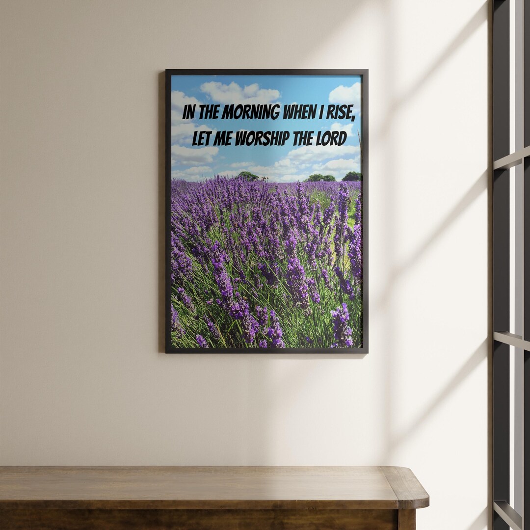 Bible Verse Printable Wall Art | Modern Christian Decor (digital ...