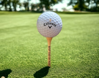 Tees de golf personalizados / Tees de golf grabados / Regalo del Día del Padre / Tees de golf personalizados / Regalo de golf