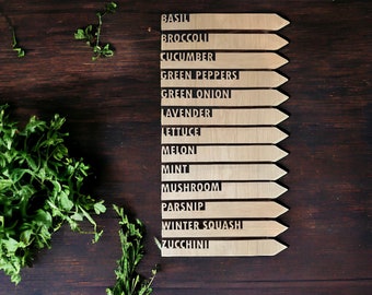 Pflanzenstecker | Gartenstecker | Garten Marker | Pflanzen Tags | Gartenschilder | Garten Dekor