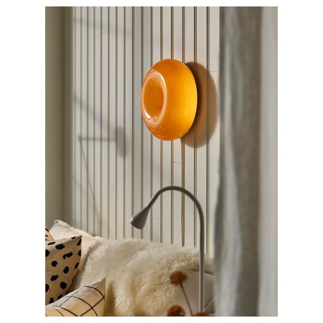 Ikea VARMBLIXT Table/wall Lamp Limited Edition Ikea Doughnut Etsy