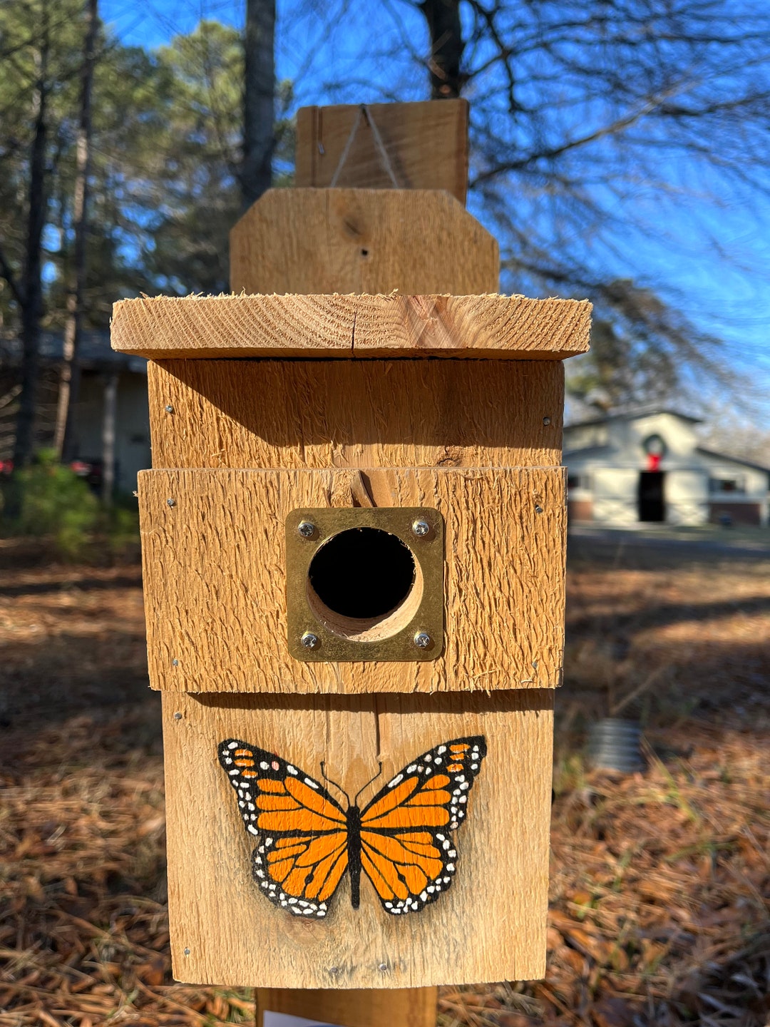 Eastern Bluebird Nesting Box Hand Crafted and Decorated With - Etsy