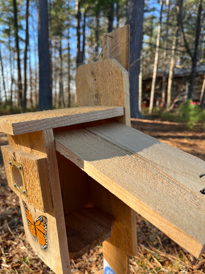 Eastern Bluebird Nesting Box Hand Crafted and Decorated With - Etsy