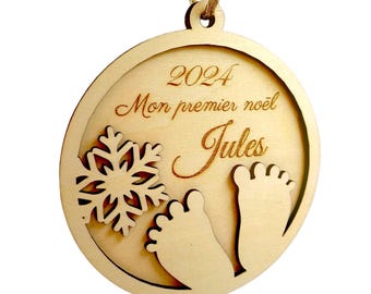 Personalized Christmas bauble | My first Christmas | Christmas decoration | Personalized newborn | My first personalized Christmas