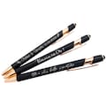Elegant black personalized pen - Wedding gift - Bachelorette party - Witness - Guest - Birth announcement - Engraved gift - Lot 1/10/50/100 product logo