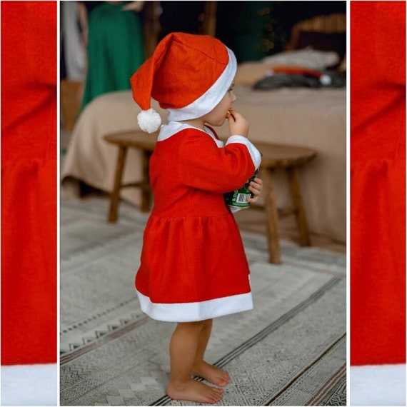 Robe Noel Bebe Déguisement De Noël Lutin Pour Enfants Tenue Noel Bebe Fille